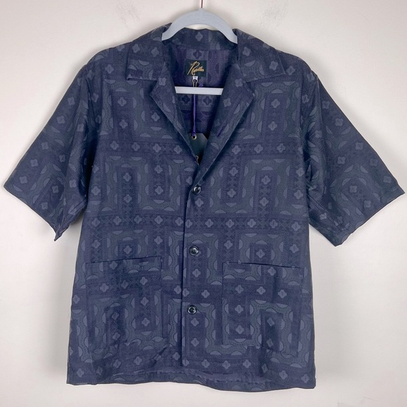 Needles | Ethnic Jacquard Cabana Vacation Shirt | S - Picture 9 of 15
